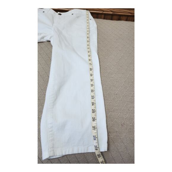 Christopher & Banks White Capri Pants Women's Size 4 - Picture 6 of 11